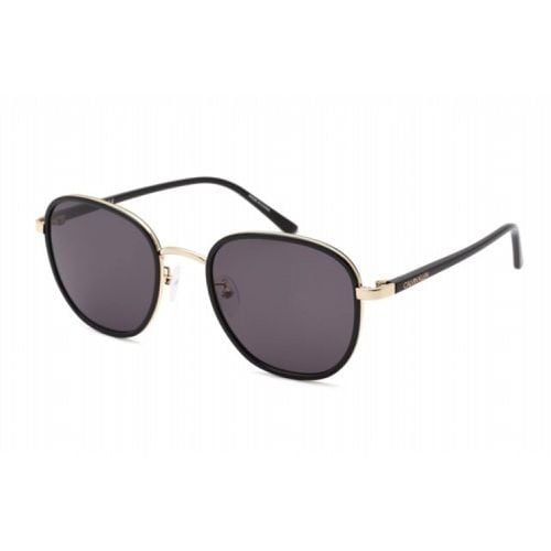 Unisex Sunglasses - Gold Metal Round Frame / CK19323SK 717 - Calvin Klein - Modalova