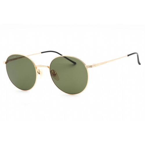 Unisex Sunglasses - Gold Round Metal Frame Green Lens / CK22110TS 718 - Calvin Klein - Modalova