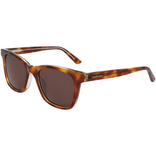 Unisex Sunglasses - Tort/Crystal Yellow Frame / CK20501S 241 - Calvin Klein - Modalova