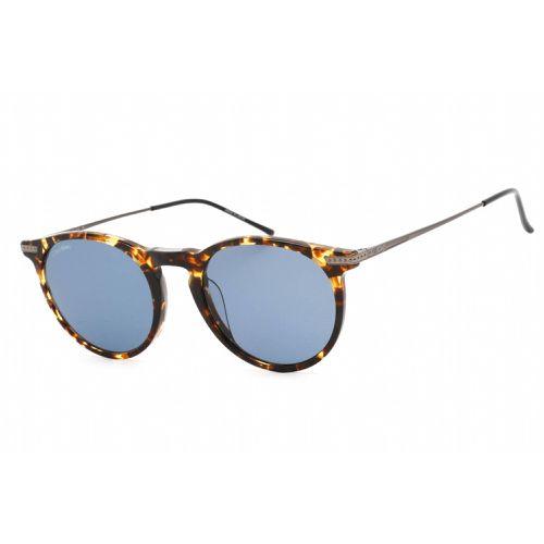 Unisex Sunglasses - Vintage Havana Plastic Round Frame / CK22528TS 237 - Calvin Klein - Modalova