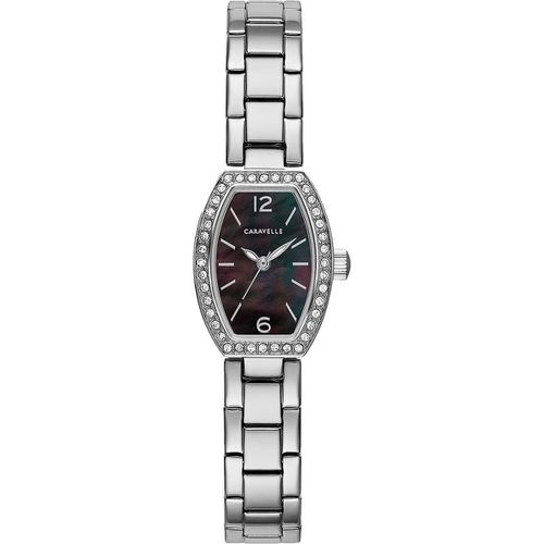 Women's Bracelet Watch - Quartz Mother of Pearl Dial Stainless Steel / 43L204 - Caravelle - Modalova