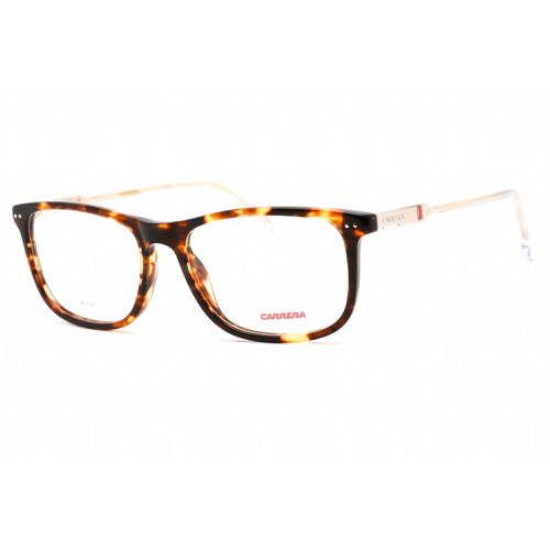 Men's Eyeglasses - Havana Plastic Rectangular Frame / 202/N 0086 00 - Carrera - Modalova