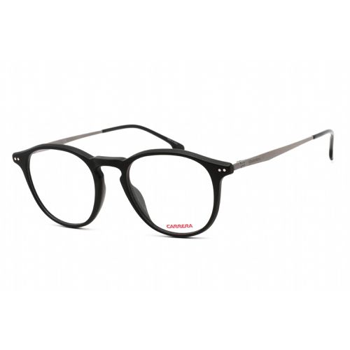 Men's Eyeglasses - Matte Black Plastic Round Frame / 8876 0003 00 - Carrera - Modalova