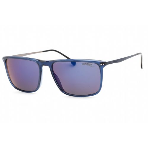 Men's Sunglasses - Blue Plastic Square Shape Frame / 8049/S 0PJP XT - Carrera - Modalova