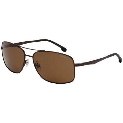 Men's Sunglasses - Brown Metal Full Rim Pilot Frame / 8040/S 009Q/SP - Carrera - Modalova