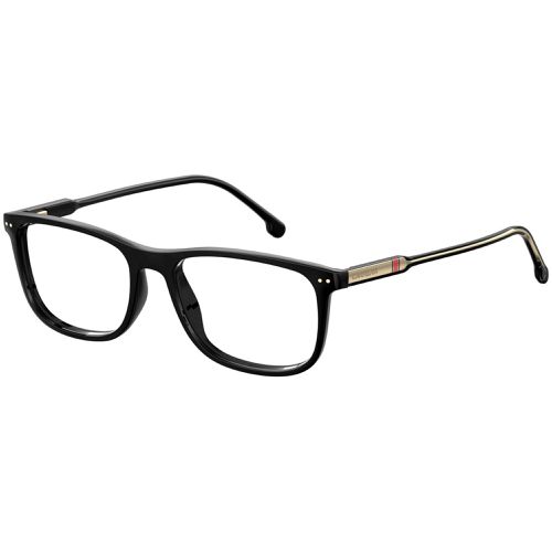 Unisex Eyeglasses - Full Rim Black Plastic Rectangular / 202/N 0807 - Carrera - Modalova