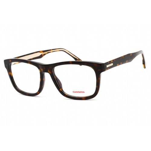Unisex Eyeglasses - Havana Plastic Rectangular Frame / 249 0086 00 - Carrera - Modalova