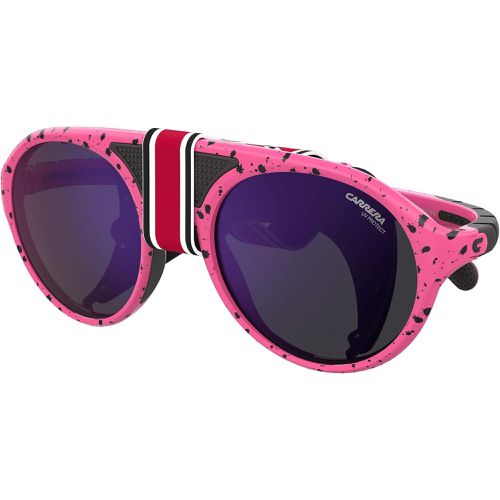 Unisex Sunglasses - Fuchsia Black Dots Frame / HYPERFIT 19/S 0QK0/IH - Carrera - Modalova