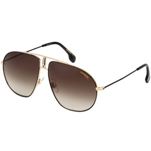 Unisex Sunglasses - Full Rim Black and Gold Pilot Metal Frame / Bound 02M2 00 - Carrera - Modalova
