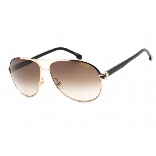 Unisex Sunglasses - Full Rim Gold/Black Metal Aviator Frame / 1051/S 0RHL HA - Carrera - Modalova