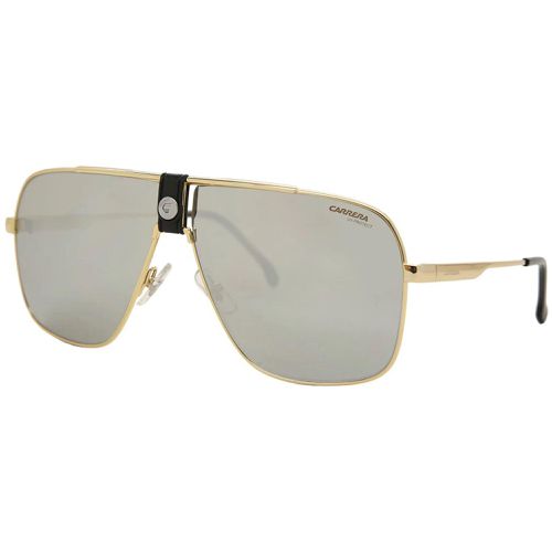 Unisex Sunglasses - Grey Lens Gold and Black Metal Frame / 1018/S 0RHL T4 - Carrera - Modalova