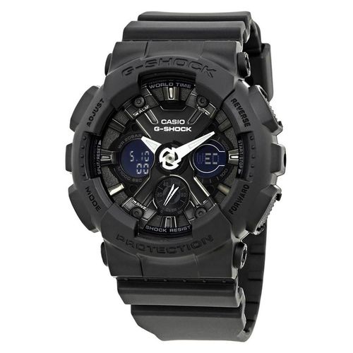 Women's Analog-Digital Watch - G-Shock XL World Time Black Dial / GMAS120MF-1A - Casio - Modalova