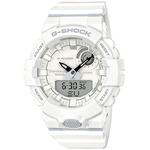 Men's Ana-Digi Watch - G-Shock World Time White Resin Strap Dive / GBA800-7A - Casio - Modalova