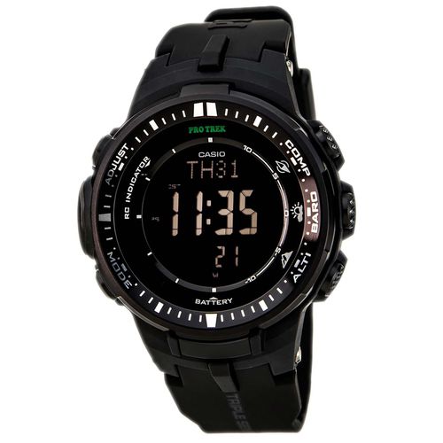 Men's Digital Compass Watch - Protrek Triple Sensor Resin Strap / PRW3000-1A - Casio - Modalova