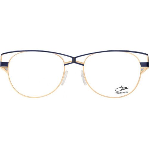 Unisex Eyeglasses - Blue Metal Full Rim Oval Frame Demo Lens / 1241 C002 - Cazal - Modalova