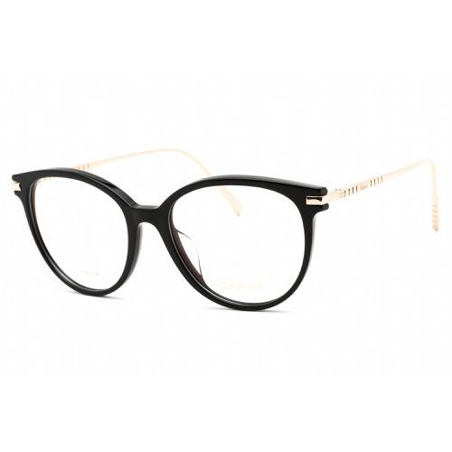 Men's Eyeglasses - Full Rim Shiny Black Plastic Round Frame / VCH298N 0700 - Chopard - Modalova