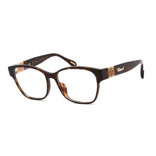 Men's Eyeglasses - Shiny Dark Havana Plastic Cat Eye Frame / VCH304S 0722 - Chopard - Modalova
