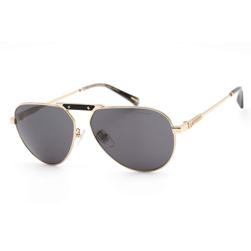 Unisex Sunglasses - Shiny Total Rose Gold Pilot Shaped Metal Frame SCHF80 0300 - Chopard - Modalova