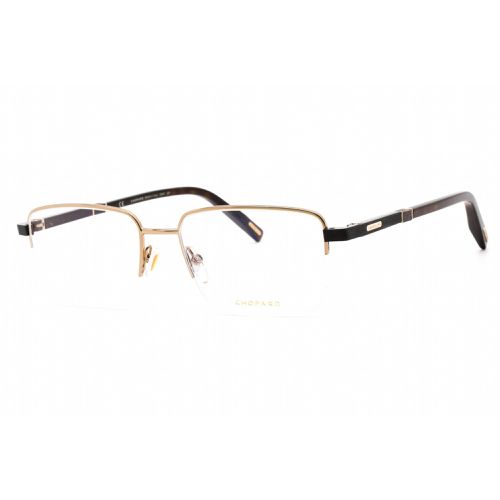 Women's Eyeglasses - Shiny Grey Gold Metal Rectangular Frame / VCHF55 08FF - Chopard - Modalova