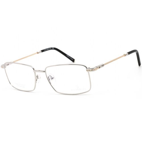 Women's Eyeglasses - Full Rim Shiny Silver/Gold/Black Frame / PC75079 C02 - Charriol - Modalova