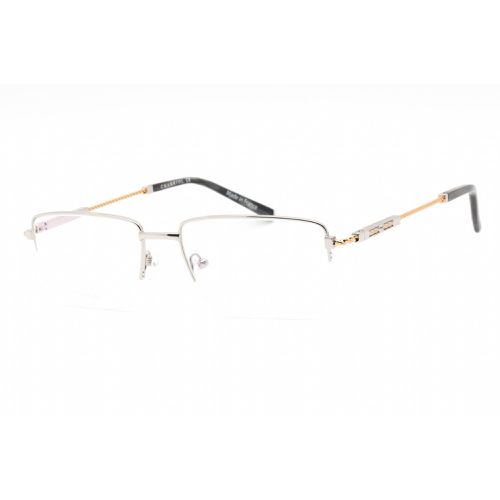 Men's Eyeglasses - Half Rim Shiny Argent/Gold Titanium Frame / PC75102 C02 - Charriol - Modalova