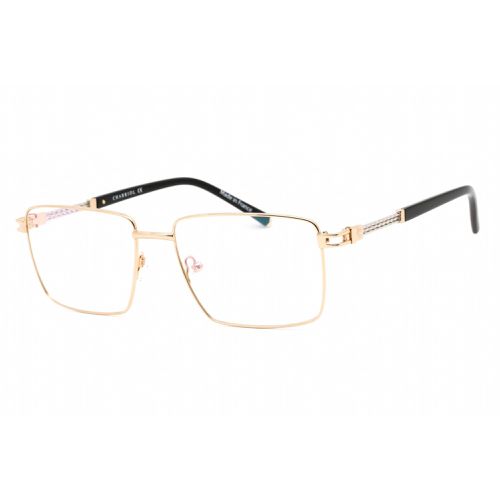 Men's Eyeglasses - Shiny Gold/Silver Rectangular Metal Frame / PC75093 C03 - Charriol - Modalova