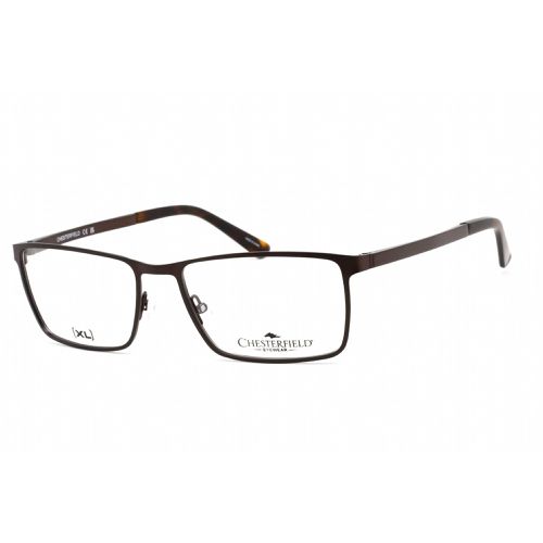 Men's Eyeglasses - Dark Brown Metal Rectangular Frame / 55XL 0R0Z 00 - Chesterfield - Modalova