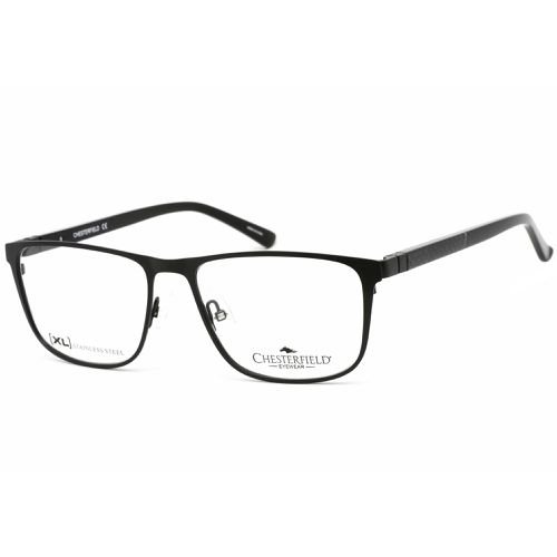 Men's Eyeglasses - Matte Black Metal Rectangular Frame / CH 89XL 0003 00 - Chesterfield - Modalova