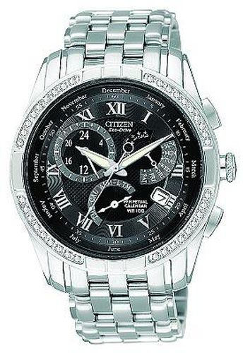 Men's Calibre 8700 Perpetual Calendar Diamond Watch BL8040-50E - Citizen - Modalova