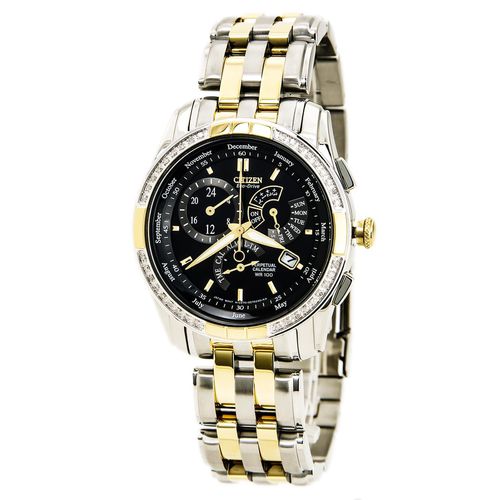 Men's Calibre 8700 Perpetual Calendar Diamond Watch BL8044-59E - Citizen - Modalova