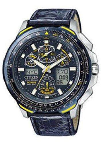 Men's Limited Edition Blue Angels Skyhawk Atomic Chronograph Watch JY0041-05L - Citizen - Modalova