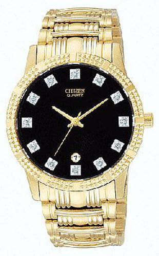 Men's Quartz Gold Diamond Watch BK2452-51G - Citizen - Modalova