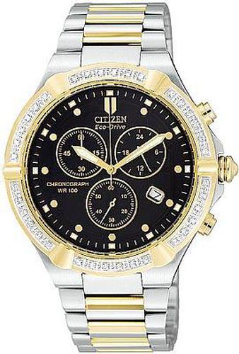 Men's Riva Diamond Chronograph Watch AT0514-58E - Citizen - Modalova