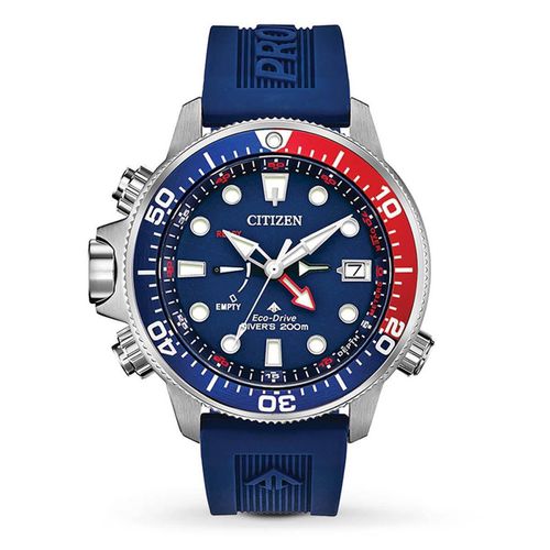 Men's Strap Watch - Promaster Aqualand Blue Polyurethane Dive / BN2038-01L - Citizen - Modalova