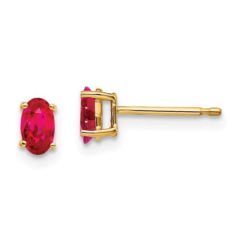 K Ruby Post Earrings - Jewelry - Modalova
