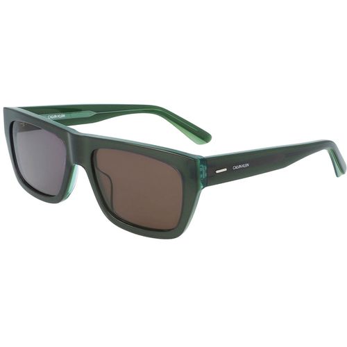 Men's Sunglasses - Crystal Lens Milky Green Acetate Frame / CK20539S 395 - Calvin Klein - Modalova