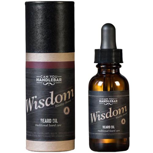 Men's Beard Oil - Wisdom Bright and Woodsy / Oil-Wis0022 - Can You Handlebar - Modalova