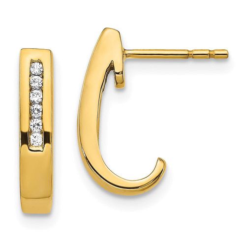 K Yellow Gold Diamond Earrings - Jewelry - Modalova