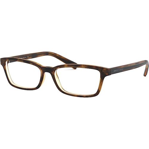 Women's Eyeglasses - Shiny Havana Rectangular Frame / 0AX3074F 8037 - Armani Exchange - Modalova