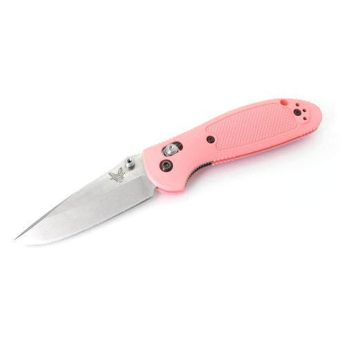 Folding Knife - Mini Griptilian Plain Edge Blade Pink Handle / 556-PNK-S30V - Benchmade - Modalova