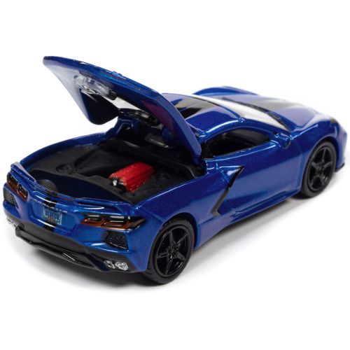 Model Car - 2020 Chevrolet Corvette Elkhart Lake Blue Metallic - Autoworld - Modalova