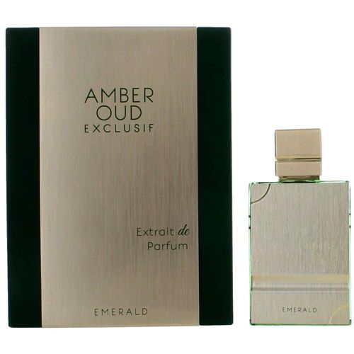 Unisex Extrait De Parfum Spray - Amber Oud Exclusif Emerald Scent, 2 oz - Al Haramain - Modalova