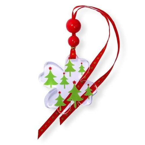 Christmas Charm With Christmas Trees Plexiglass I Anthos - Tassels & more - Modalova