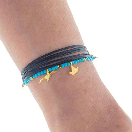 Handmade Bracelet Gold Plated Silver Seegull - TST - Modalova