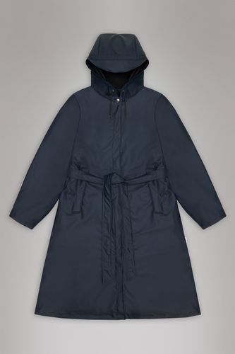 Rains A-Line Longer W Jacket - Navy - Rains - Modalova