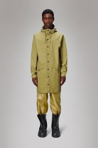 Rains Long Jacket - Khaki - Rains - Modalova