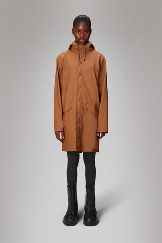 Rains Long Jacket - Rust - Rains - Modalova