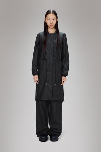 Rains String W Parka - Black - Rains - Modalova