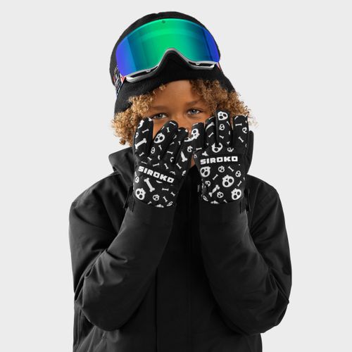 Guantes de Nieve para Niños Skull - SIROKO - Modalova