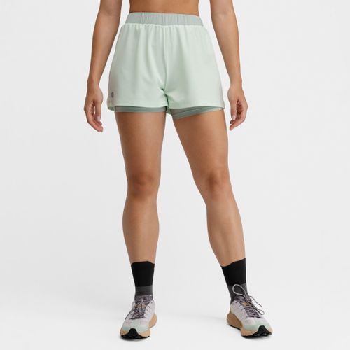 Pantalón Corto de Trail Running con Mallas para Mujer Araroa Mint - Siroko - Modalova